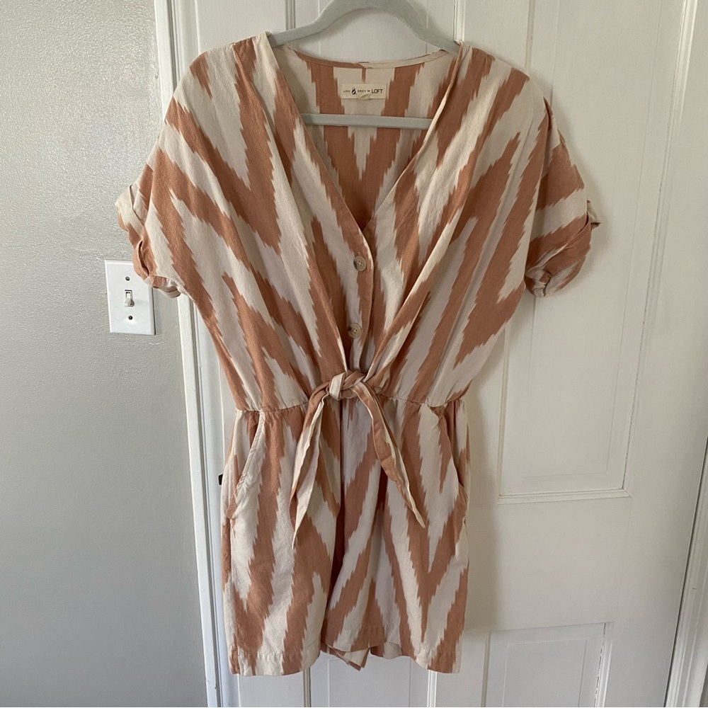 Lou and Grey Cotton Romper-no flaws